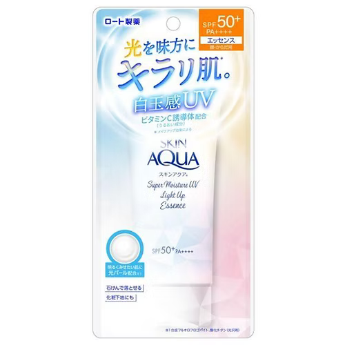 ROHTO Skin Aqua Super Moisture UV Light Up Essence 70g - Konbini