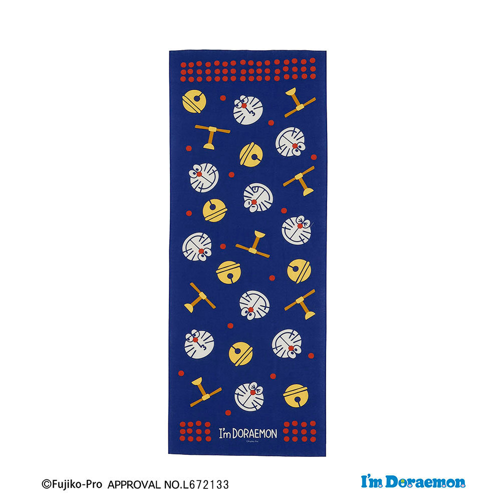 I'm Doraemon Wagokoro take-copter tenugui cotton hand towel by Marushin