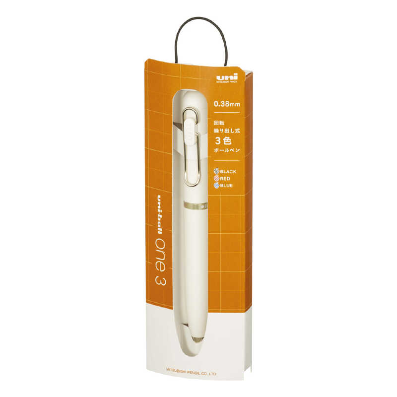 Uni-ball One 3 multi pen gift edition Lamp White 0.38mm