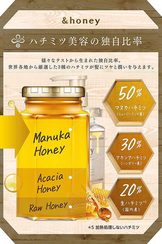 &honey Deep Moist Shampoo 1.0 440ml - Konbini