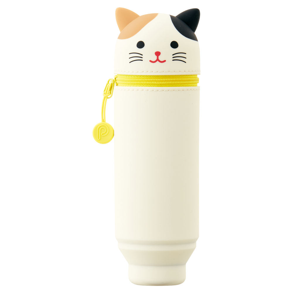 LIHIT LAB PuniLabo Stand Pen Case - Tortoiseshell Cat