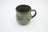 Mug in Green With Leaf & Sakura Flower Design (225ml)