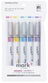 Kokuyo Mark+ 2-Tone Highlighter Set of 5 – Dual-Shade Japanese Markers (MARKTAS)