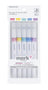 Kokuyo Mark+ 2-Way Highlighter Set of 5 – Highlight & Write Dual-Tip Markers (MARKTAS)