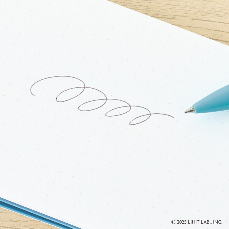 LIHIT LAB PN-200 mini ballpoint pen size comparison — compact 90mm length