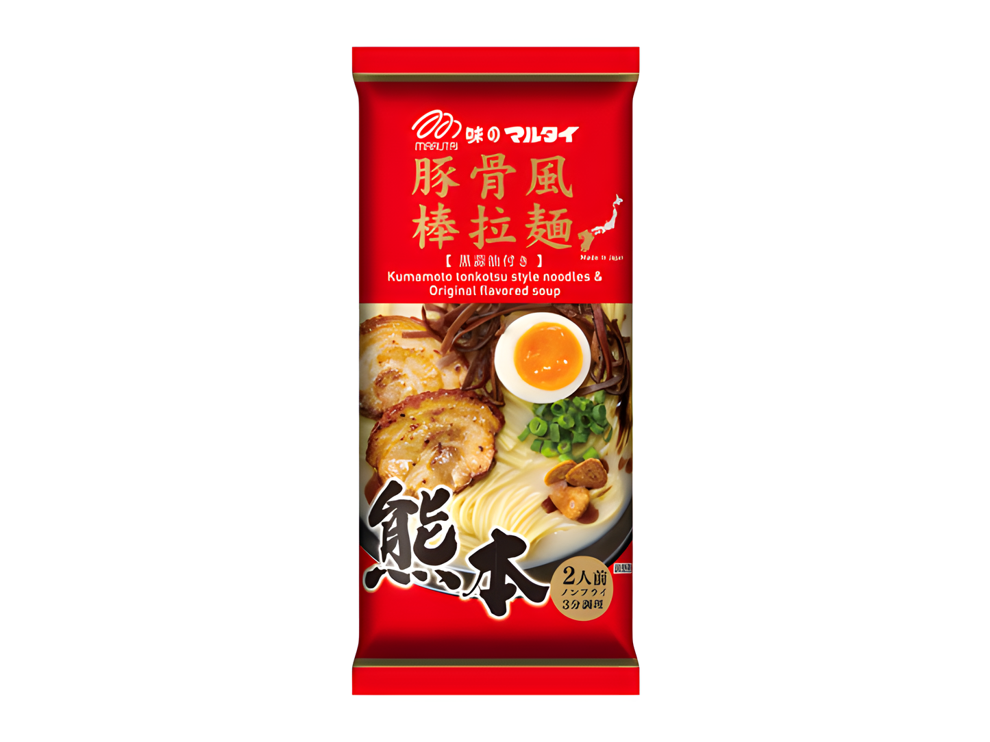Animal-Free Kumamoto Ramen – Plant-Based Tonkotsu-Style Noodles (180g) - Japanese snack