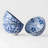 Bowl Set – Blue Plum & Cherry Blossom Design (4pcs)