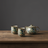 Kutani Ware Tea Set - Flower & Bird Design