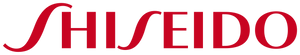 Shiseido logo in red on a white background