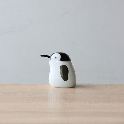 Arita ware penguin soy sauce dispenser