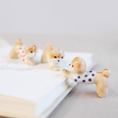 Hasami ware poodle chopstick rest