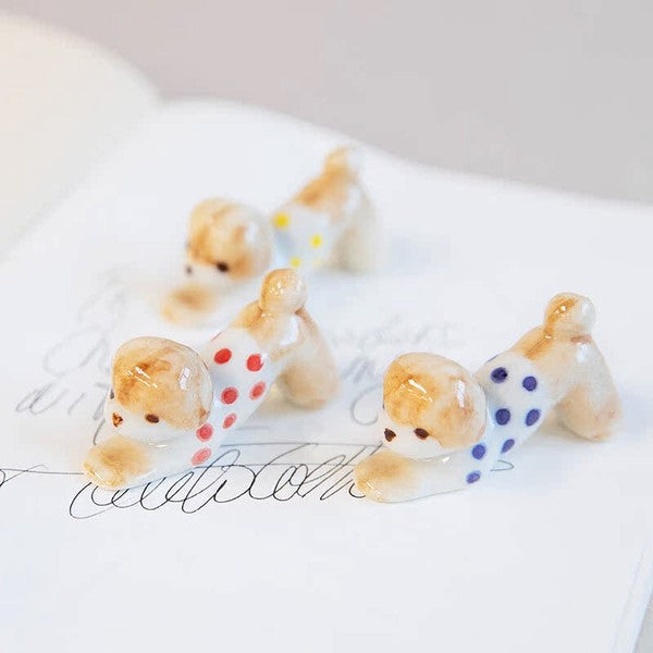 Poodle chopstick rest detail