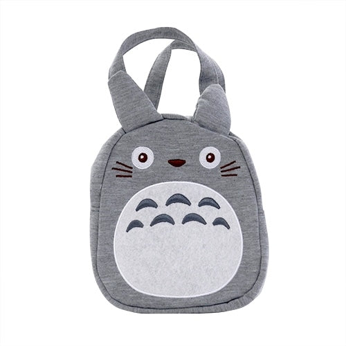 Studio Ghibli die-cut sweat fabric bag - Totoro shaped tote by Skater