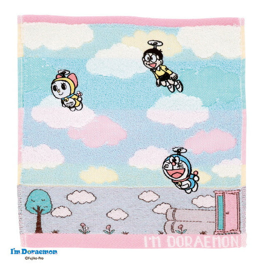 I'm Doraemon Take-copter Sanpo organic cotton mini towel by Marushin