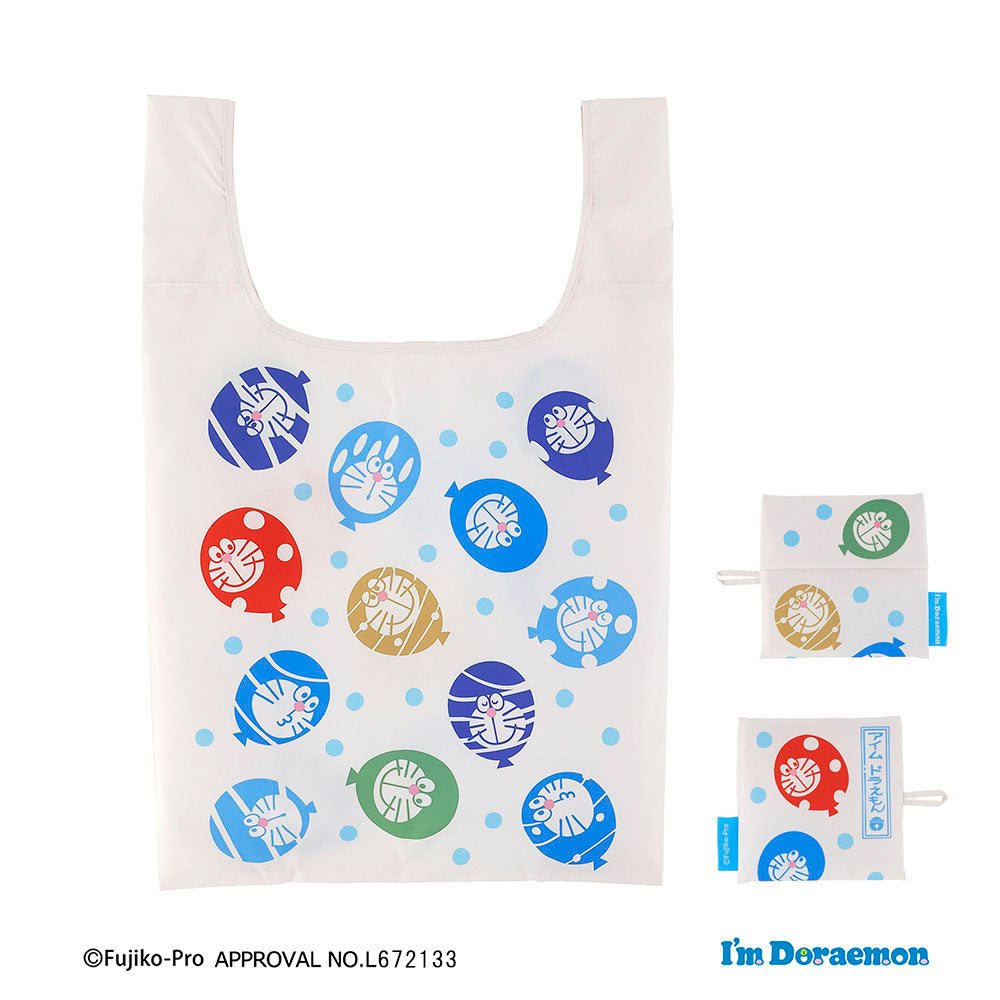 I'm Doraemon Wagokoro Asobi foldable recycled eco bag by Marushin