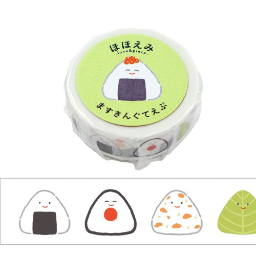 World Craft Hohoemi washi tape Onigiri design