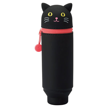LIHIT LAB PuniLabo Stand Pen Case - Black Cat