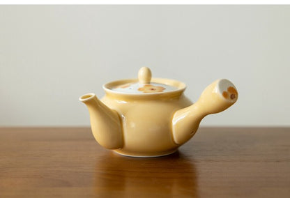 Arita Ware Teapot - Orange Cherry Blossom Desgin