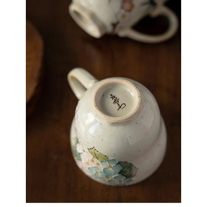 Arita Ware Mug - Hydrangea Design
