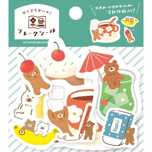 Furukawa Shiko Flake Stickers - Watashi-Biyori Series
