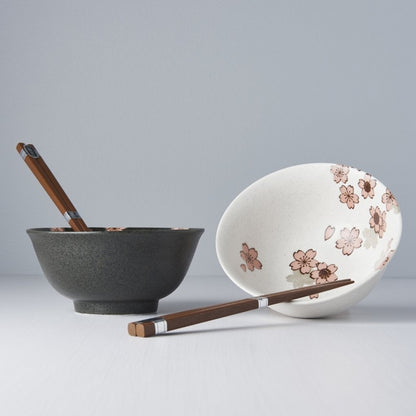 Bowl & Chopsticks Set – Cherry Blossom (Sakura) Design