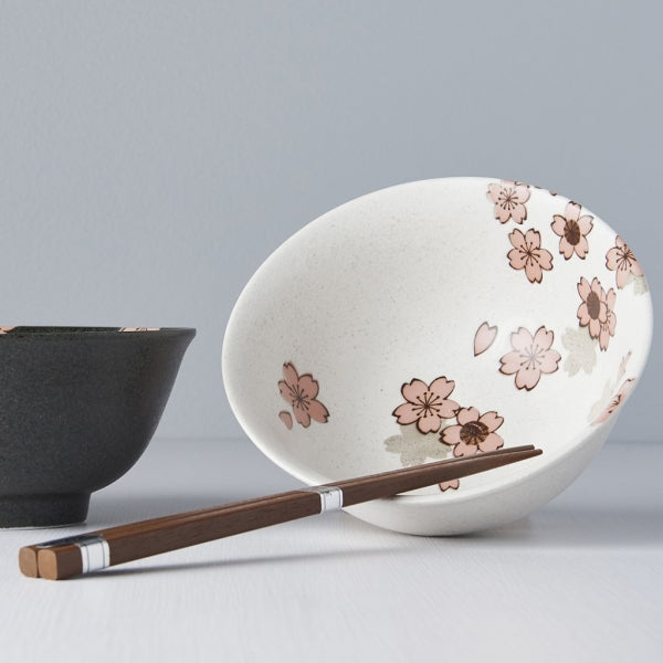 Bowl & Chopsticks Set – Cherry Blossom (Sakura) Design