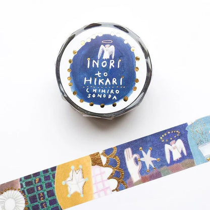 Cozyca Foil-stamped Washi Tape - Inori to Hikari