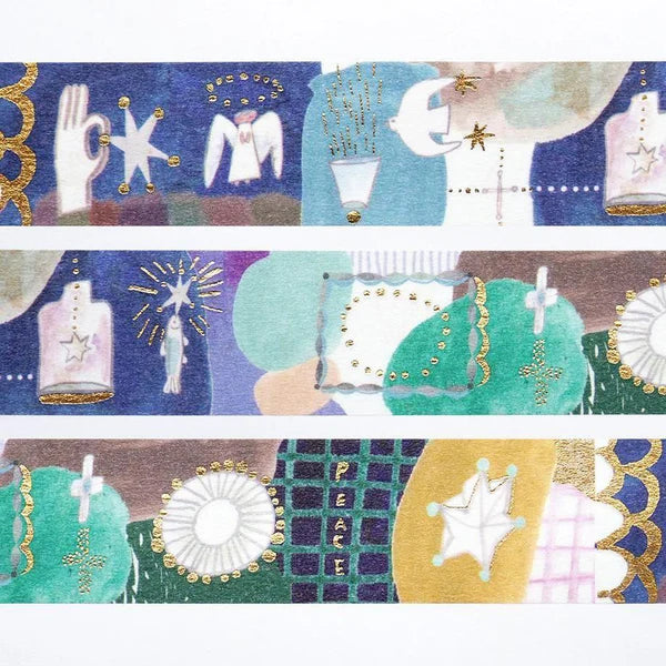 Cozyca Foil-stamped Washi Tape - Inori to Hikari