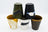 Mino Ware Cup Set 250ml – Brushstroke Glaze (5pcs)
