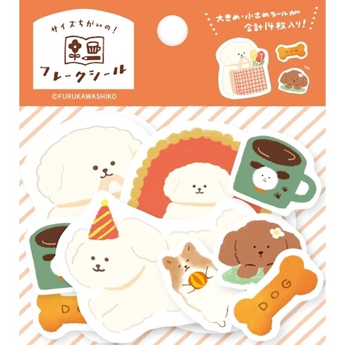 Furukawa Shiko Flake Stickers - Watashi-Biyori Series