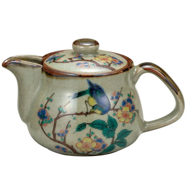 Kutani Ware Tea Set - Flower & Bird Design