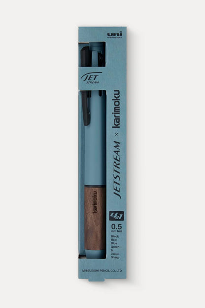 Pen with packaging featuring 'Jetstream' and 'Kurinoku' branding on a white background