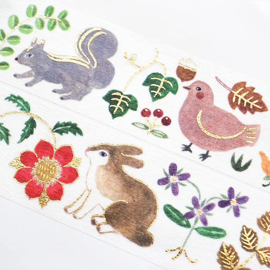 Cozyca Foil-stamped Washi Tape - Kusamura