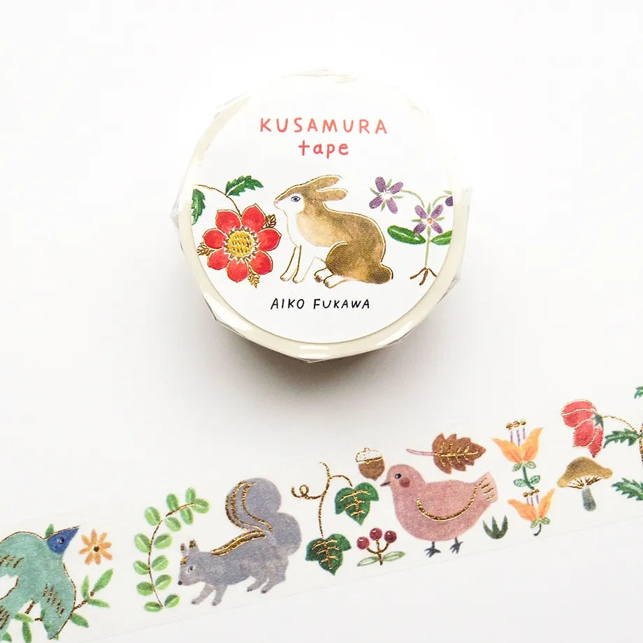 Cozyca Foil-stamped Washi Tape - Kusamura