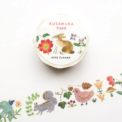 Cozyca Foil-stamped Washi Tape - Kusamura