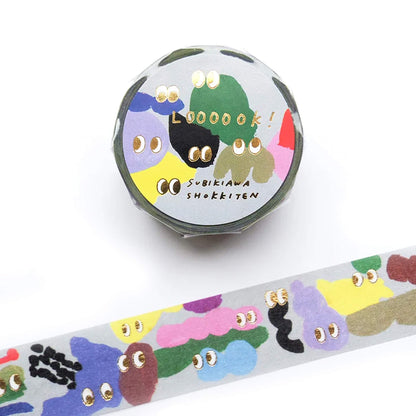 Cozyca Foil-stamped Washi Tape - Loooook!