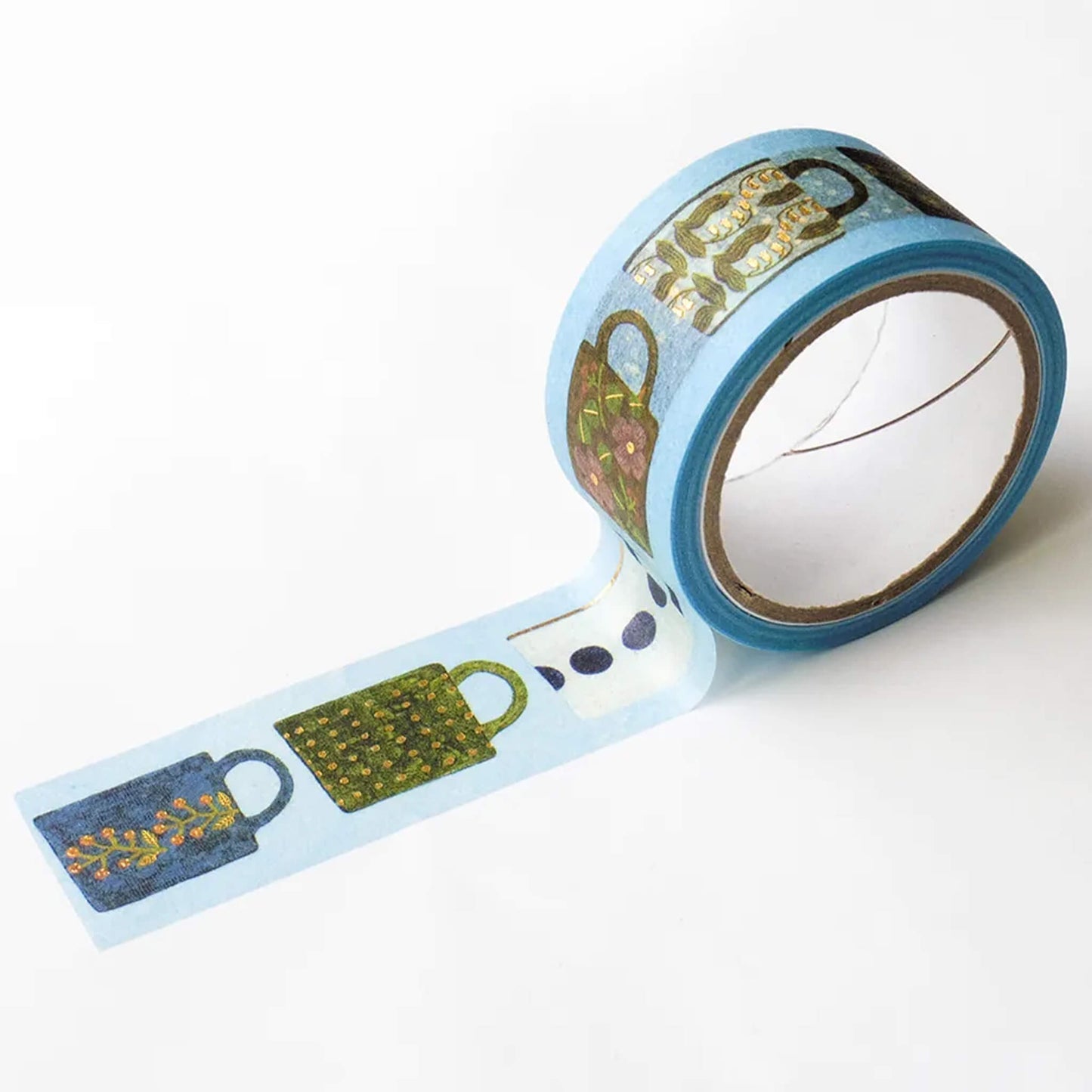 Cozyca Foil-stamped Washi Tape - My Favourite Mugs