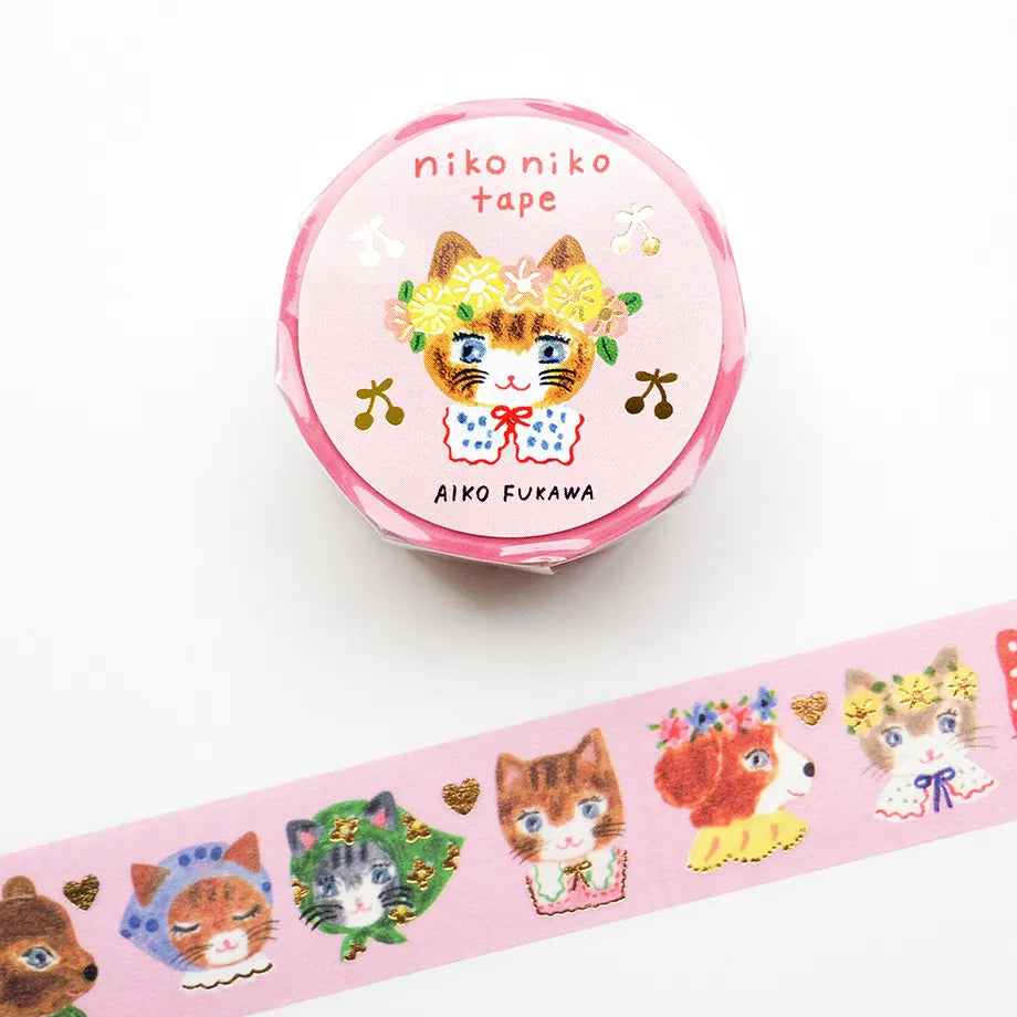 Cozyca Foil-stamped Washi Tape - Niko Niko