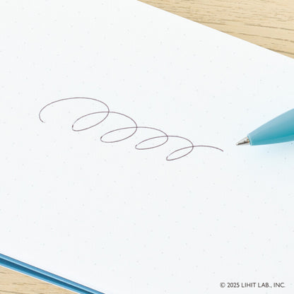 LIHIT LAB PN-200 mini ballpoint pen size comparison — compact 90mm length