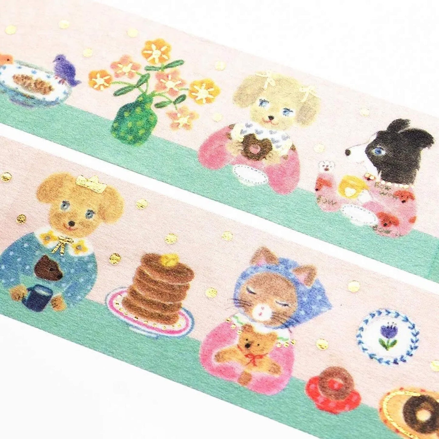 Cozyca Foil-stamped Washi Tape - Snack Time
