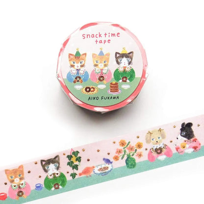 Cozyca Foil-stamped Washi Tape - Snack Time