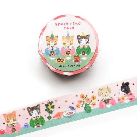 Cozyca Foil-stamped Washi Tape - Snack Time