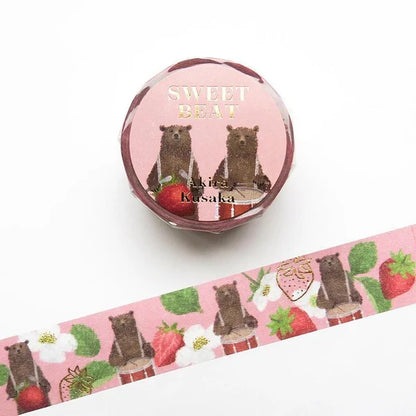 Cozyca Foil-stamped Washi Tape - Sweet Beat