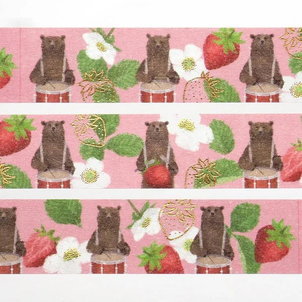 Cozyca Foil-stamped Washi Tape - Sweet Beat