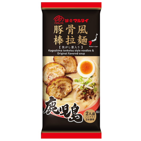 Animal-Free Kagoshima Ramen – Plant-Based Tonkotsu-Style Noodles (184g) - Japanese snack