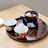 Arita Ware Tea Set - Kyusu Teapot & Sencha Cups in Camellia Design (3pcs)