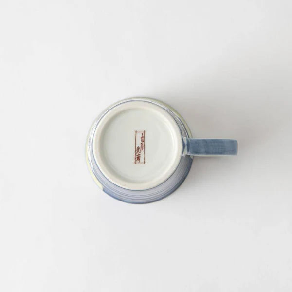 Kutani Ware Mug - Hokusai's The Great Wave off Kanagawa Design