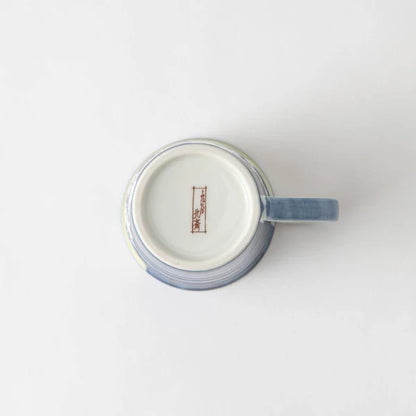Kutani Ware Mug - Hokusai's The Great Wave off Kanagawa Design