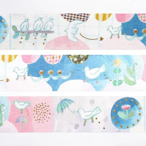 Cozyca Products x Chihiro Sonoda Washi Tape Inori to Hikari Light Design – Japanese Decorative Masking Tape