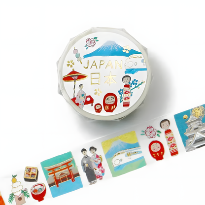 Cozyca Foil-stamped Washi Tape - Japan